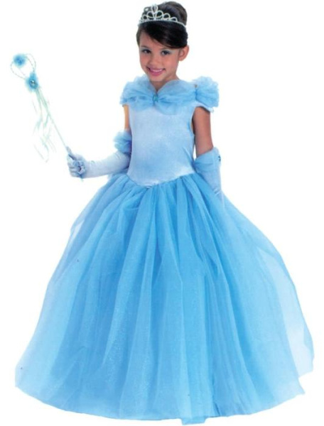 Костюм Принцесса Синтия голубой детский