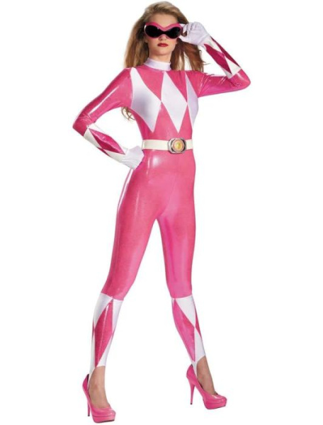 Женский карнавальный костюм Могучий Рэйнджер взрослый