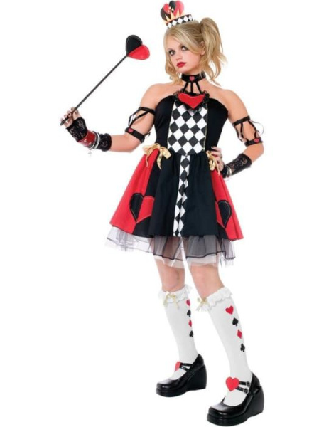 Костюм Королева Сердец "Алиса в стране чудес" подростковый
