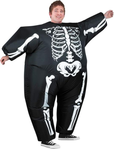 Надувной костюм Скелет