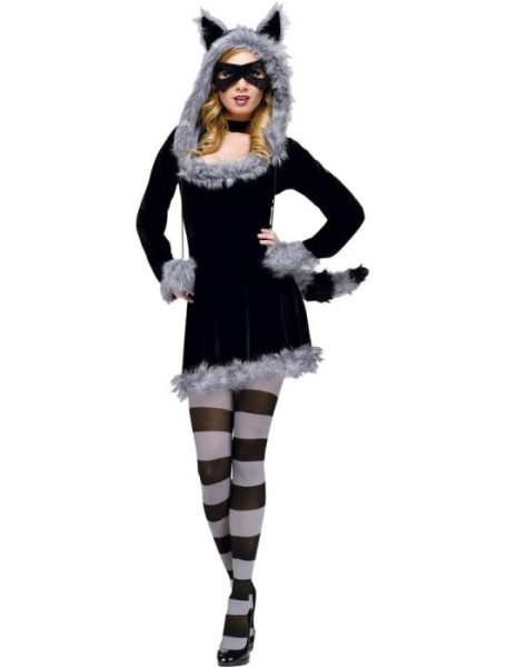 Карнавальный костюм Прелестный енот взрослый
