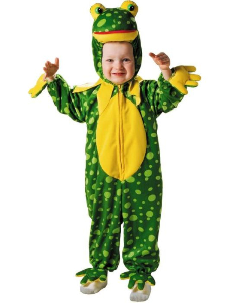 Карнавальный костюм плюшевый лягушки для малышей