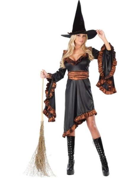 Карнавальный костюм Оранжевая ведьма взрослый