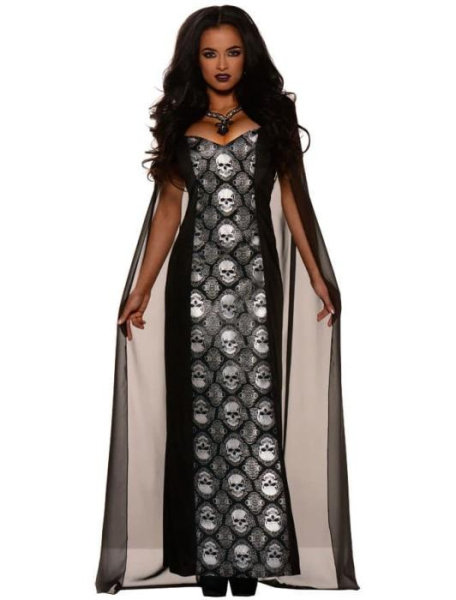 Карнавальный костюм Королева черепов взрослый