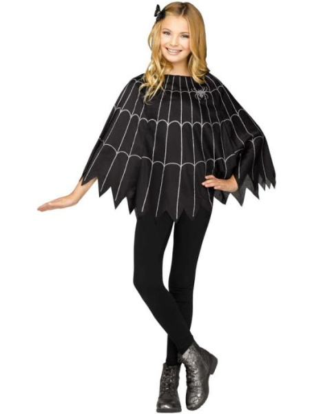 Пончо Паутина детский