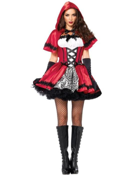 Карнавальный костюм Готическая Красная шапочка взрослый