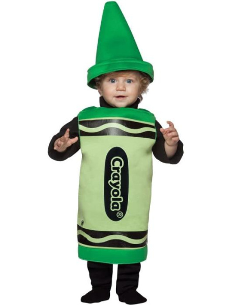 Костюм зелёный карандаш Crayola для малышей