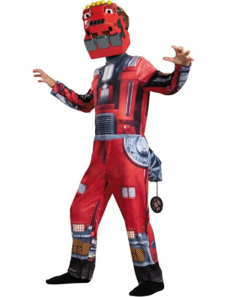 Карнавальный костюм Динотракс красный детский