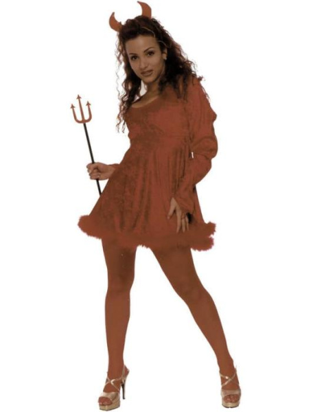 Карнавальный костюм горячей дьяволицы взрослый