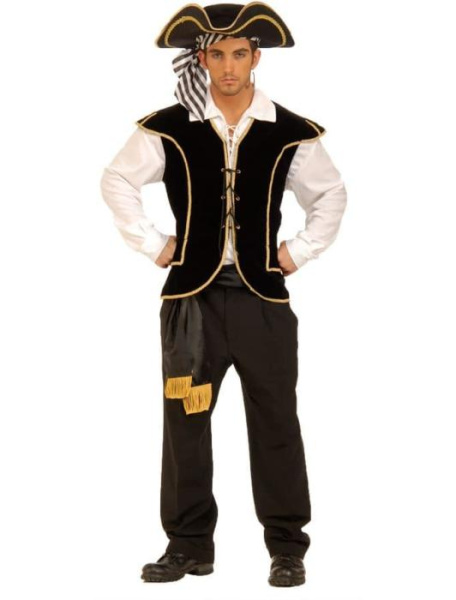 Костюм жилет пирата взрослый