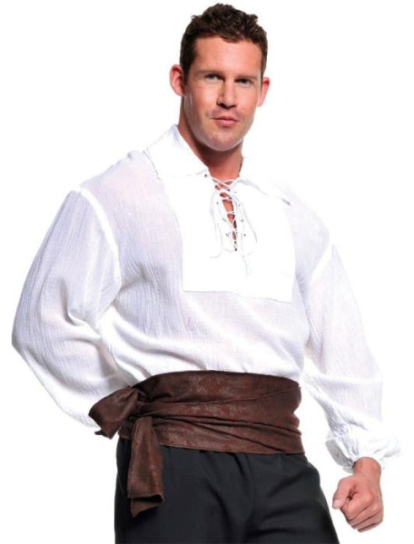 Пиратская рубашка Белая