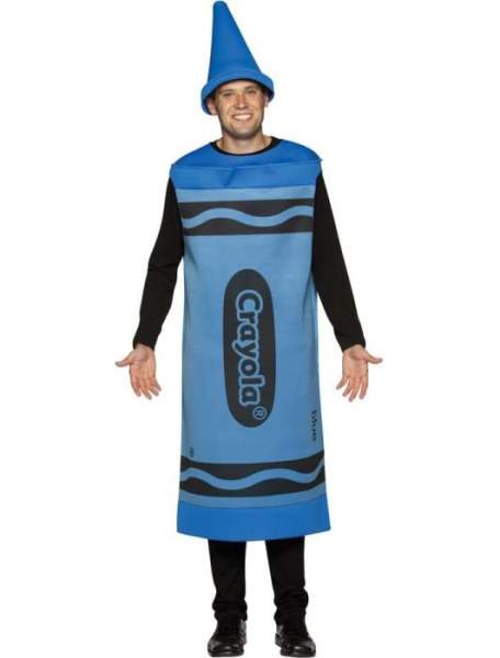 Костюм синий карандаш Crayola взрослый