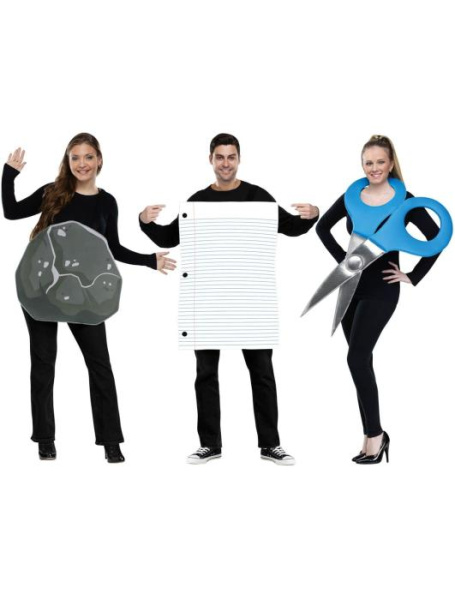 Костюм Камень-ножницы-бумага