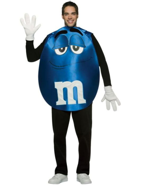 Костюм M&M взрослый синий