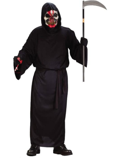 Карнавальный костюм Страшный скелет взрослый