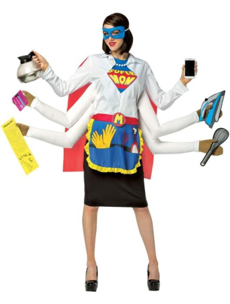 Карнавальный костюм Супер Мама взрослый