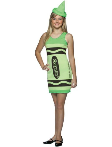 Костюм карандаш Crayola зелёный