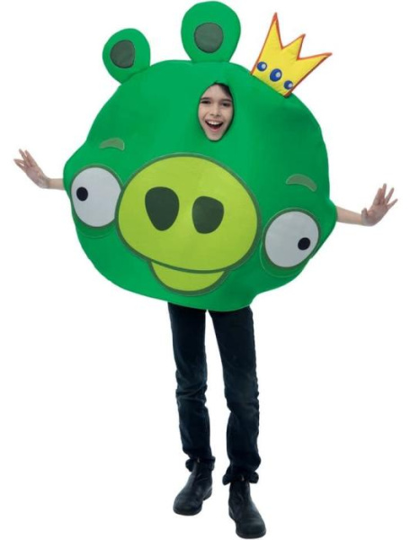 Костюм Angry Birds детский зелёный