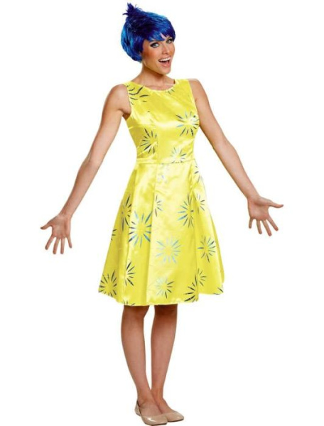 Карнавальный костюм Радость "Головоломка" взрослый