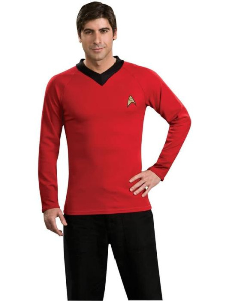 Костюм из к/ф Звёздный путь взрослый красный
