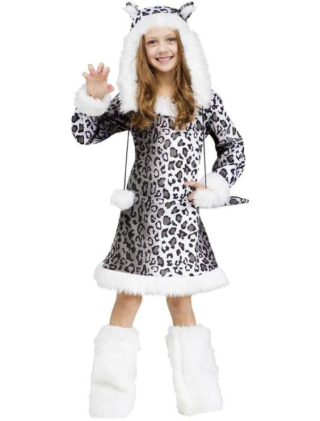 Костюм Снежный леопард детский