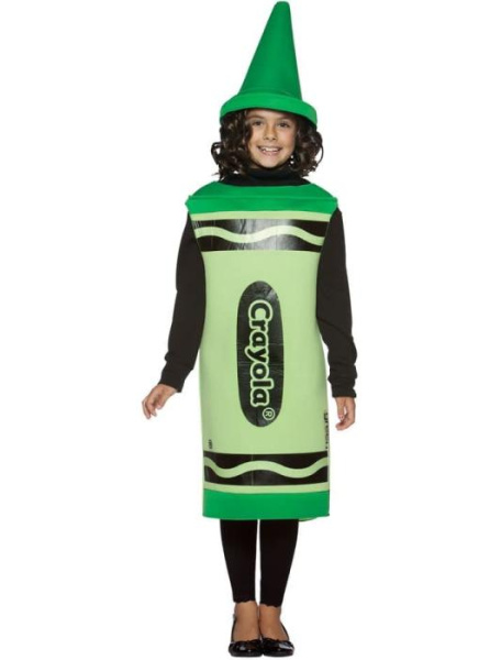 Карнавальный костюм карандаш CRAYOLA зелёный детский