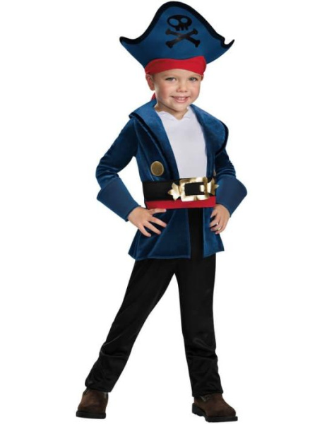 Классический карнавальный костюм капитана Джека детский