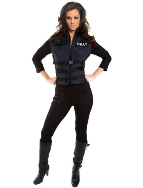 Костюм леди SWAT взрослый