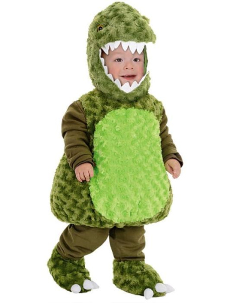 Карнавальный Костюм Зелёный динозавр для детей