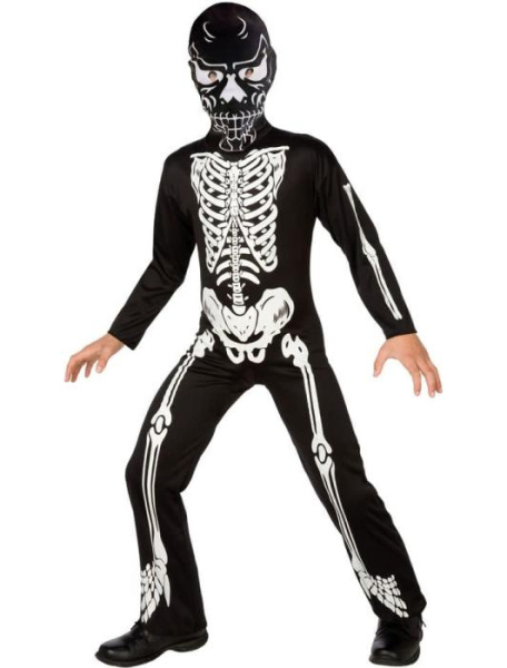 Карнавальный костюм Чёрный скелет детский