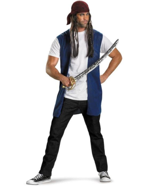 Набор костюма Джек Воробей "Пираты Карибского моря" взрослый