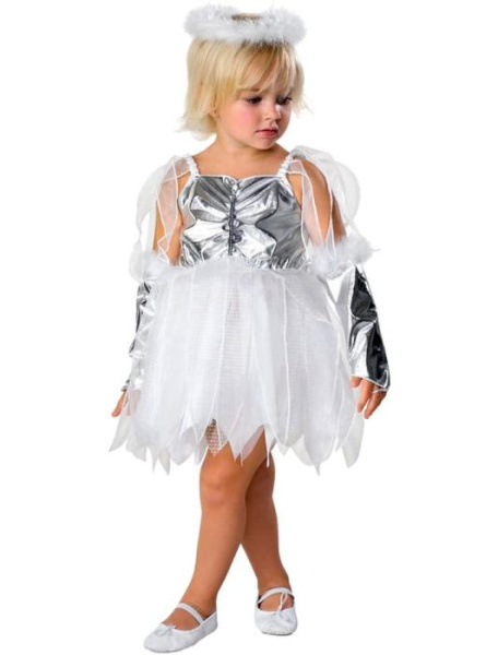 Карнавальный костюм серебряного ангела