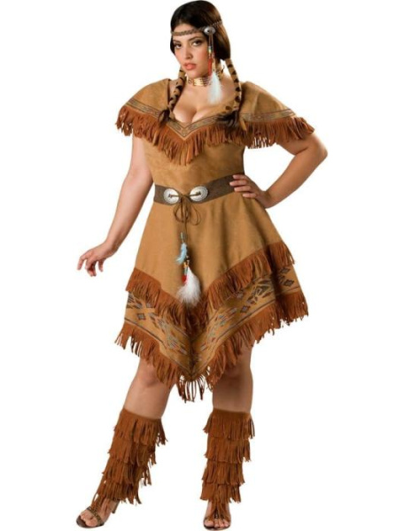 Карнавальный костюм Индейская леди большой