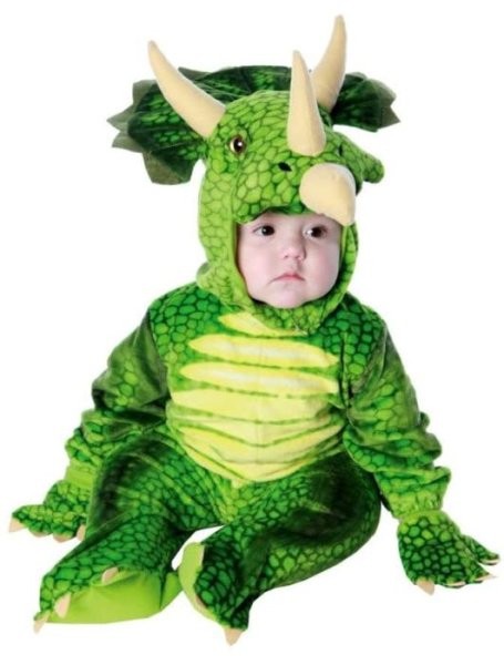 Карнавальный Костюм зелёный дракончик для малышей