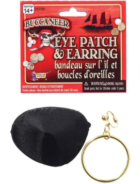 Пиратский патч и серьга