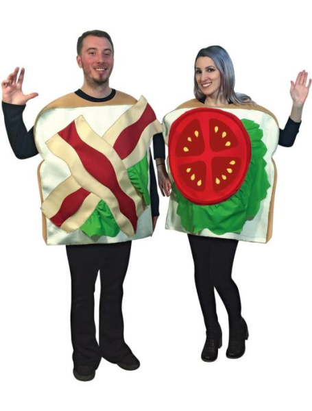 Карнавальный костюм для двоих Бутерброды взрослый