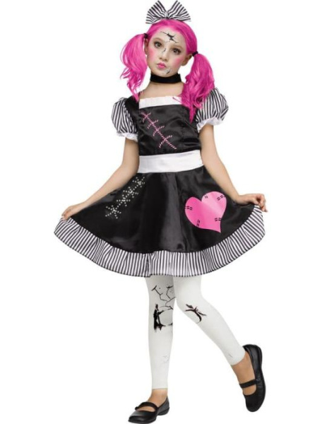 Карнавальный костюм сломанная кукла детский