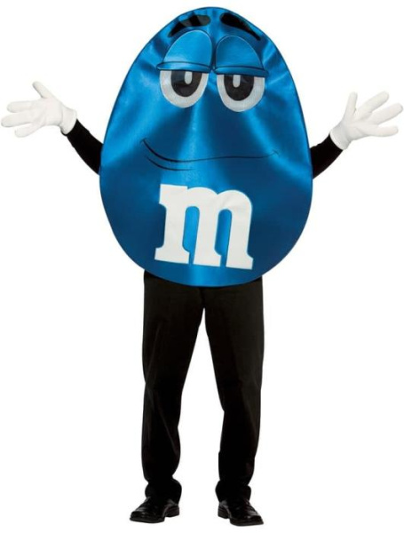 Карнавальный костюм М&M's голубой