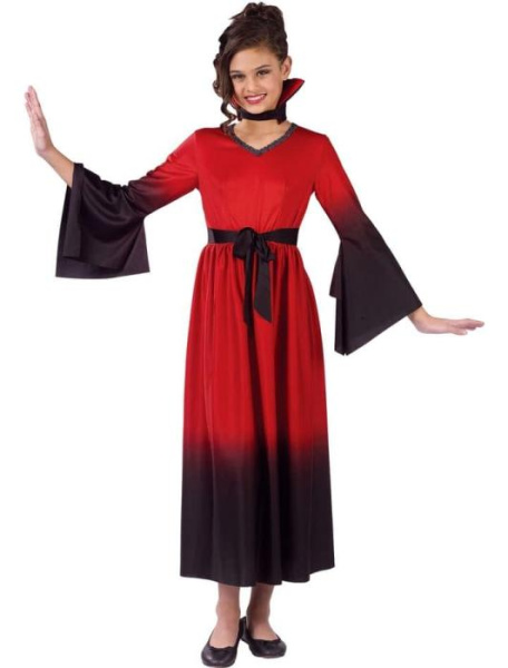 Карнавальный костюм вампира принцессы детский