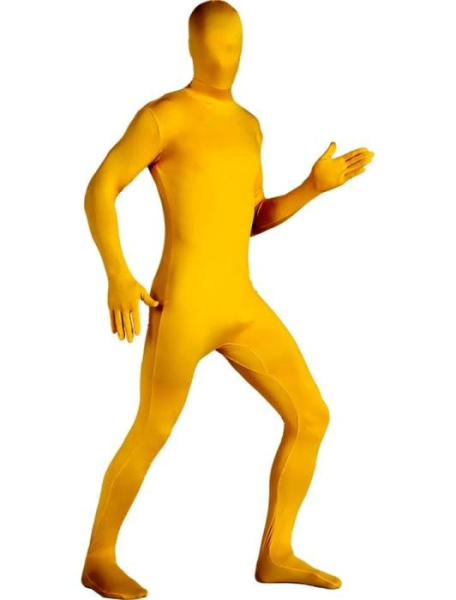 Карнавальный костюм "вторая кожа" желтый