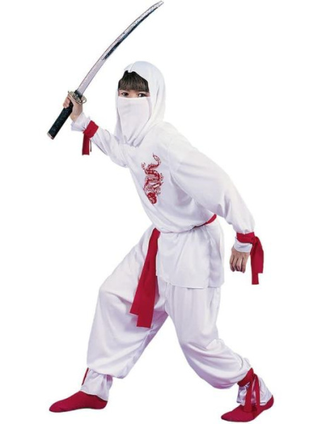 Костюм Белый ниндзя детский