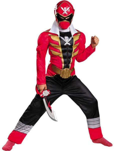 Костюм Красного рейнджера детский