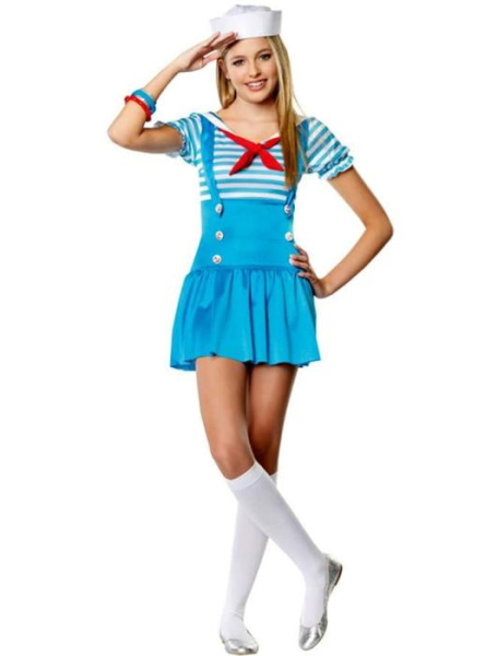 Карнавальный костюм морячки подростковый