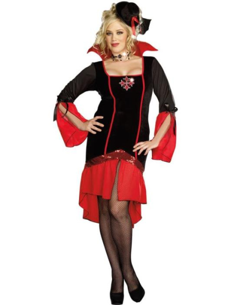 Карнавальный костюм привлекательной вампирши взрослый