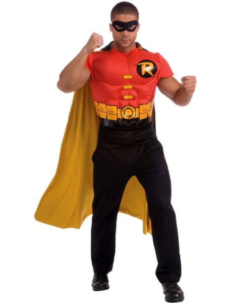 Костюм Робин с мускулами взрослый