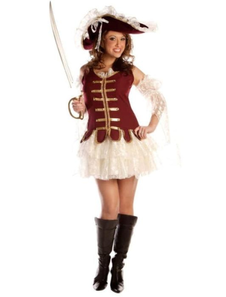 Карнавальный костюм Драгоценная пиратка взрослый