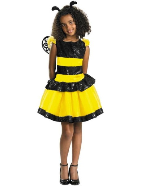 Карнавальный костюм блестящей пчёлки детский