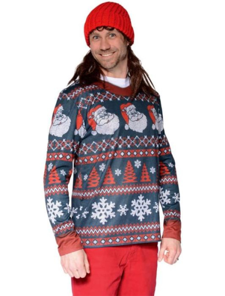 Рождественская кофта с Сантой