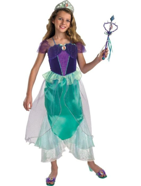 Карнавальный костюм красивой русалочки Ариель детский