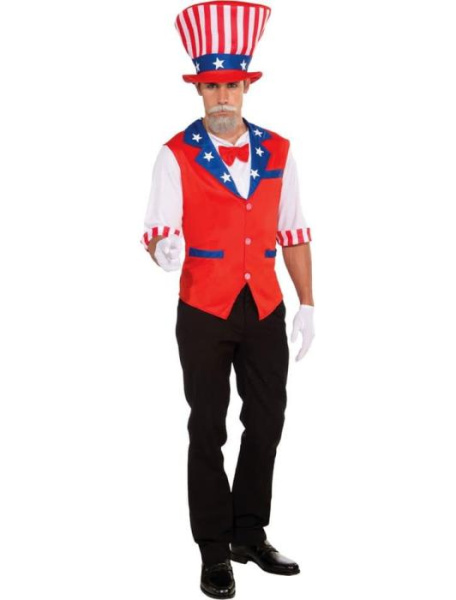 Карнавальный костюм американского патриота взрослый